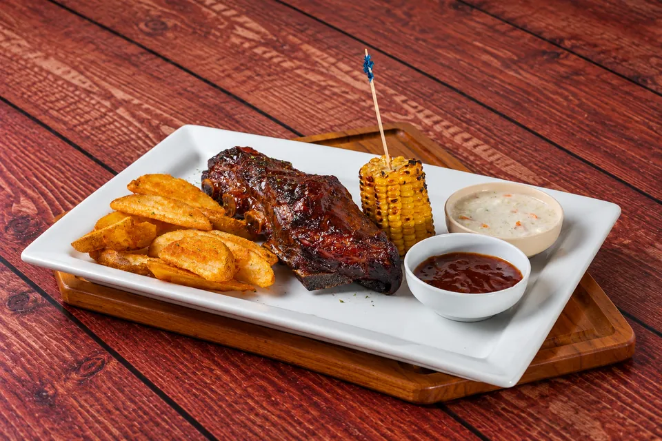 Costilla de Cerdo BBQ Ahumada