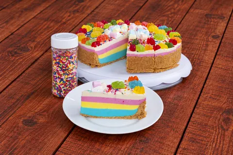 Cheesecake de Fantasía Arcoíris